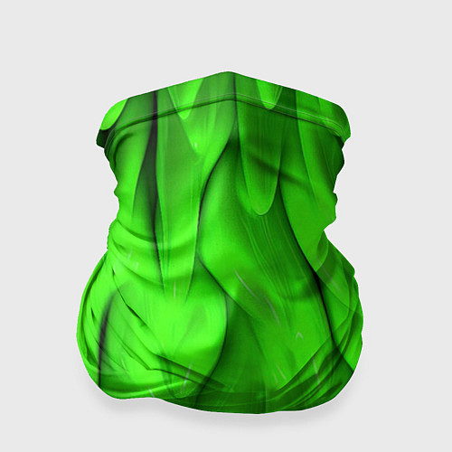 Бандана Зеленая абстрактная текстура / 3D-принт – фото 1