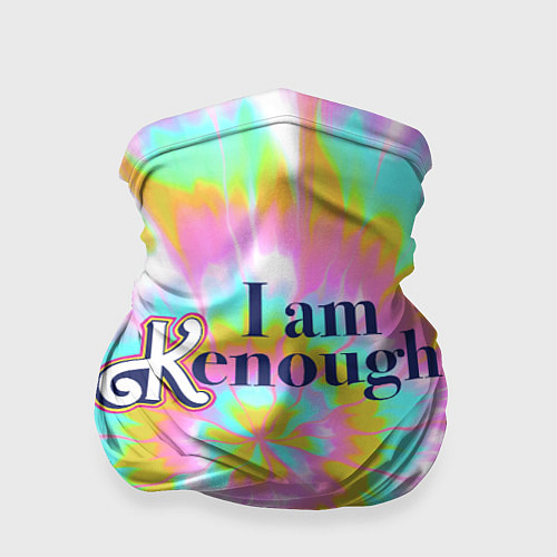 Бандана I am Kenough - retro tie-dye / 3D-принт – фото 1