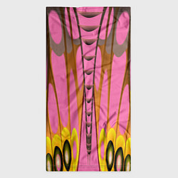 Бандана-труба Розовый бабочкин мотив, цвет: 3D-принт — фото 2