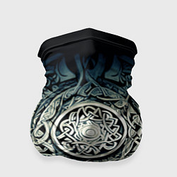 Бандана-труба Орнамент и руны скандинавских викингов, цвет: 3D-принт