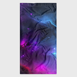 Бандана-труба Бескрайний космос фиолетовый, цвет: 3D-принт — фото 2