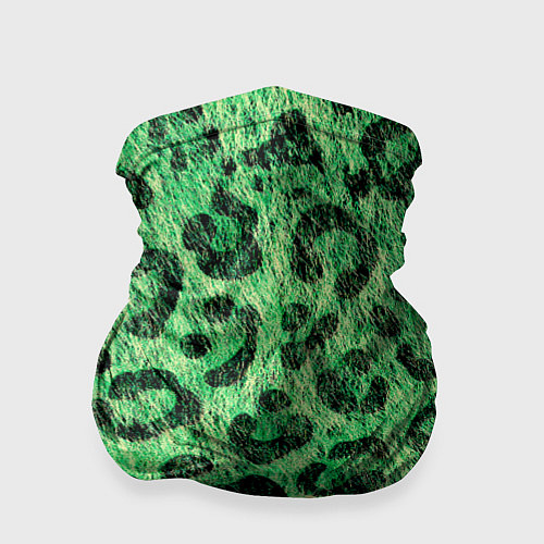 Бандана Зелёный леопард паттерн / 3D-принт – фото 1