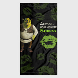 Бандана-труба Shrexy Shrek, цвет: 3D-принт — фото 2