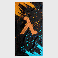 Бандана-труба Half Life logo краски, цвет: 3D-принт — фото 2