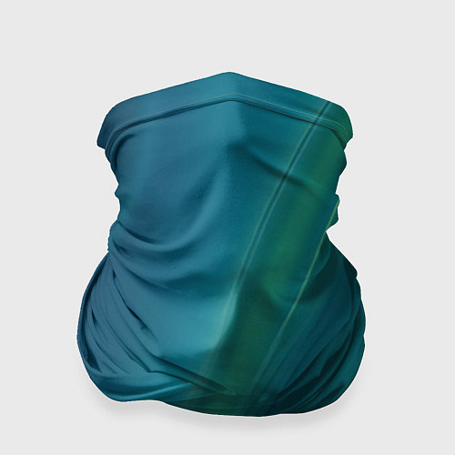Бандана Сине-зелёная жидкая текстура - нейросеть / 3D-принт – фото 1
