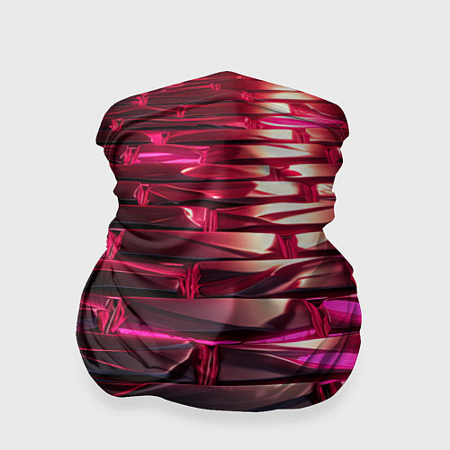 Бандана Неоновые фиолетовые и розовые камни / 3D-принт – фото 1