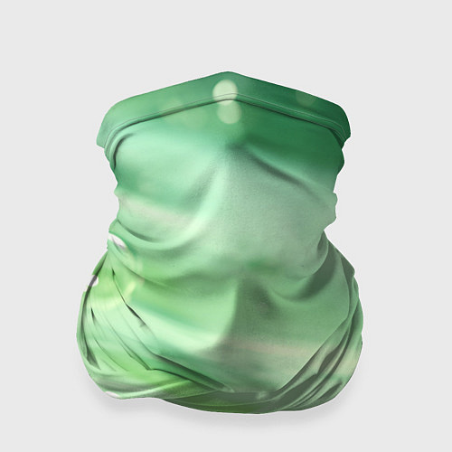 Бандана Зеленая вода с пузырями / 3D-принт – фото 1
