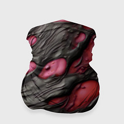 Бандана-труба Красная текучая субстанция, цвет: 3D-принт