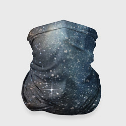 Бандана-труба Темное космическое звездное небо, цвет: 3D-принт