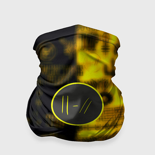 Бандана Twenty one pilots yellow music / 3D-принт – фото 1
