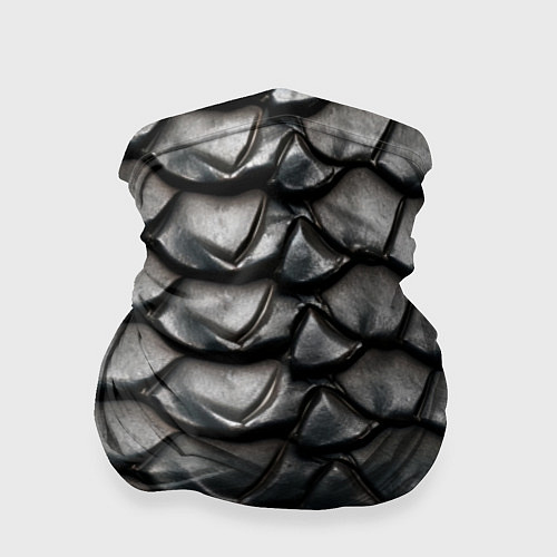 Бандана Текстура черного дракона / 3D-принт – фото 1