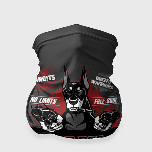 Бандана Плохая собака / 3D-принт – фото 1