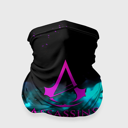 Бандана Assassins Creed flame neon / 3D-принт – фото 1