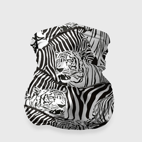 Бандана Зебры и тигры / 3D-принт – фото 1