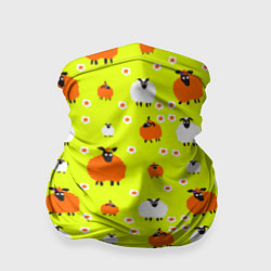 Бандана Стадо овец в поле