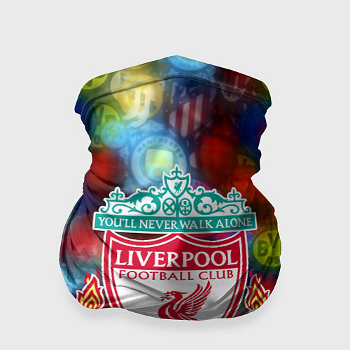 Бандана Liverpool все logo неон / 3D-принт – фото 1