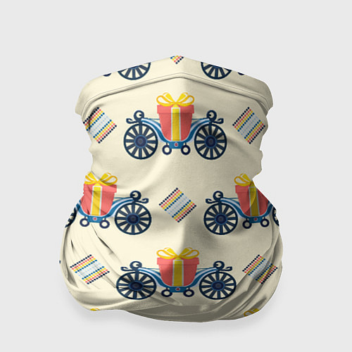 Бандана Подарок на карете и ромб / 3D-принт – фото 1