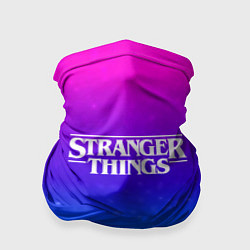 Бандана-труба Stranger Things gradient colors, цвет: 3D-принт