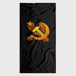 Бандана-труба Серп и молот СССР краски, цвет: 3D-принт — фото 2