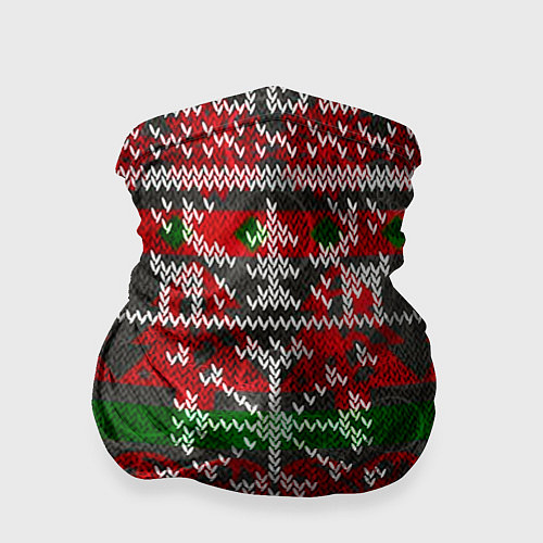 Бандана Вязанный орнамент узор / 3D-принт – фото 1