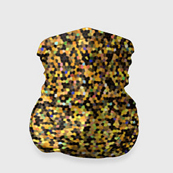 Бандана-труба Золотая мозаика, цвет: 3D-принт
