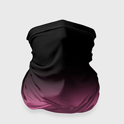 Бандана-труба Черно-розовый градиент, цвет: 3D-принт
