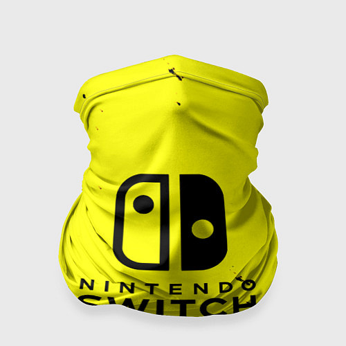 Бандана Nintendo switch краски на жёлтом / 3D-принт – фото 1