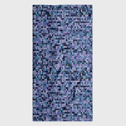 Бандана-труба Синий узор вязанного трикотажного полотна, цвет: 3D-принт — фото 2