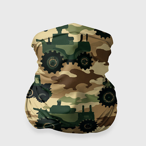 Бандана Трактора камуфляжный паттерн / 3D-принт – фото 1