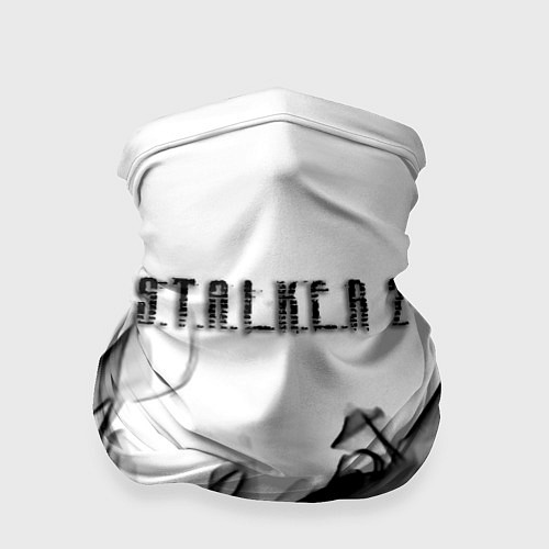 Бандана Stalker 2 черный огонь абстракция / 3D-принт – фото 1