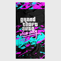 Бандана-труба GTA vice city неоновые краски, цвет: 3D-принт — фото 2