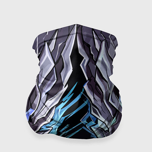 Бандана Камень и синие полосы / 3D-принт – фото 1