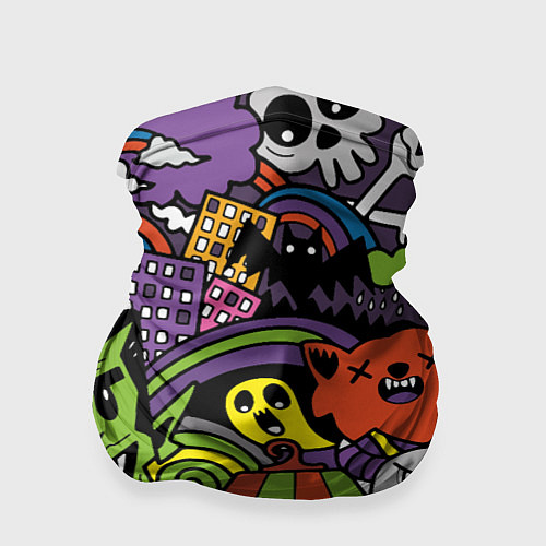 Бандана Страшно веселые монстры / 3D-принт – фото 1