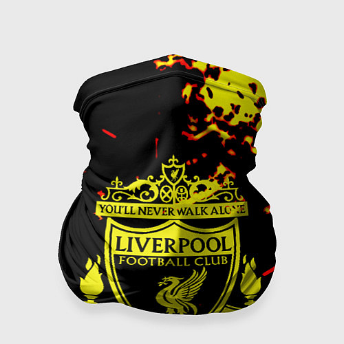 Бандана Liverpool жёлтые краски текстура / 3D-принт – фото 1