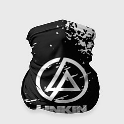 Бандана-труба Linkin park logo краски текстура, цвет: 3D-принт