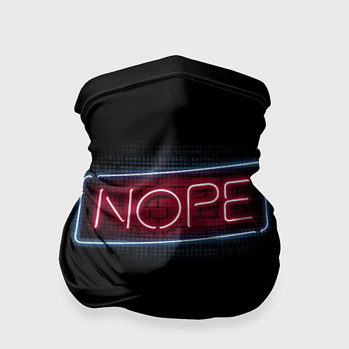 Бандана Nope - neon / 3D-принт – фото 1