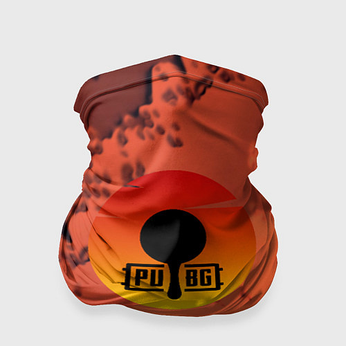 Бандана PUBG game orange / 3D-принт – фото 1