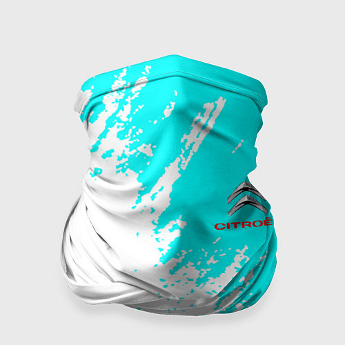 Бандана Citroen краски голубой / 3D-принт – фото 1