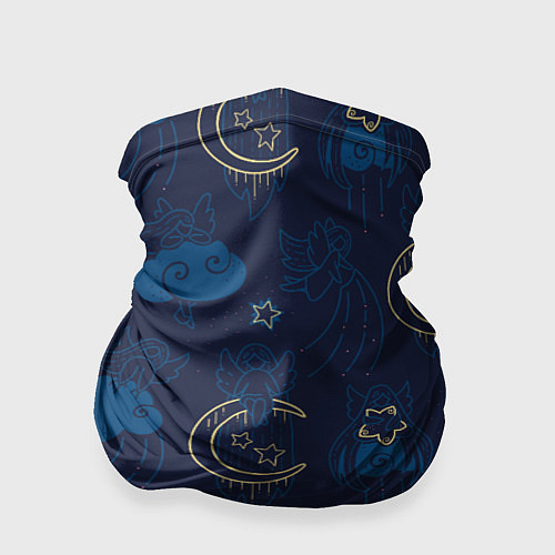 Бандана Ангелы в ночном небе / 3D-принт – фото 1
