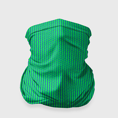 Бандана Паттерн салатовый шестигранник / 3D-принт – фото 1