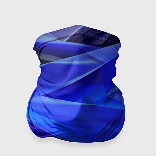 Бандана Black and blue abstract background sport style / 3D-принт – фото 1
