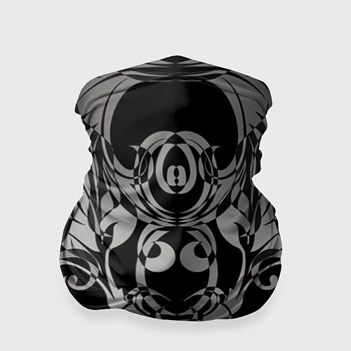 Бандана Серые паттерны / 3D-принт – фото 1
