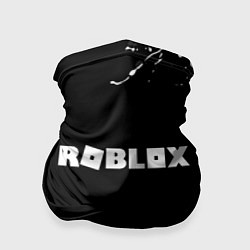 Бандана-труба Roblox текстура краски белые, цвет: 3D-принт