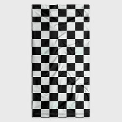 Бандана-труба Шахматный паттерн доска, цвет: 3D-принт — фото 2