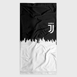 Бандана-труба Juventus белый огонь текстура, цвет: 3D-принт — фото 2
