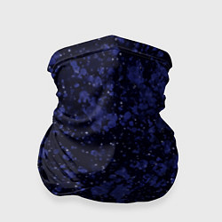 Бандана-труба Тёмно-синий космический абстракция, цвет: 3D-принт