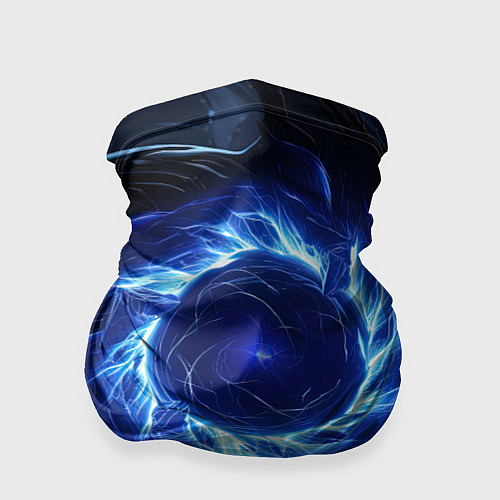Бандана Синяя магическая абстракция / 3D-принт – фото 1