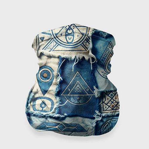 Бандана Племя майя-пэчворк / 3D-принт – фото 1