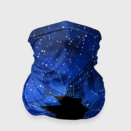 Бандана Расколотое стекло - звездное небо / 3D-принт – фото 1