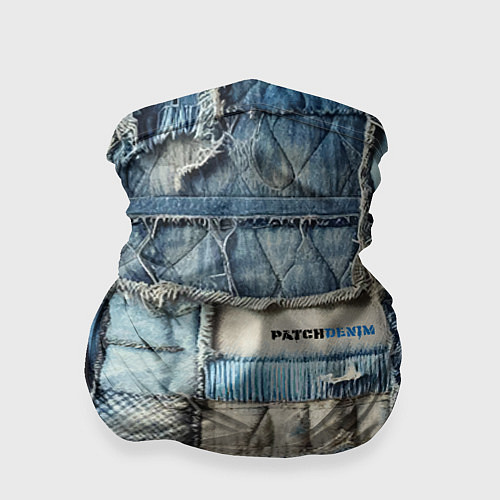 Бандана Patchwork denim - vogue / 3D-принт – фото 1